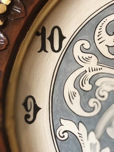  SimoEng 1990s Sunbeam Maple Wood Clock