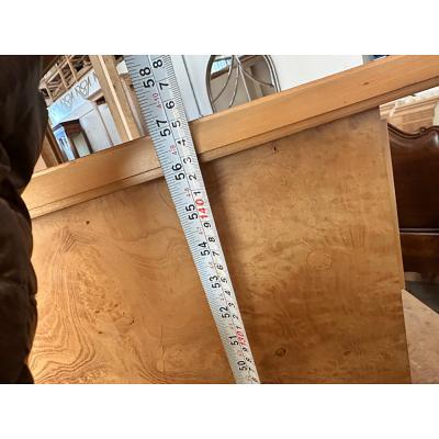  SimoEng 800 Empire Style Desk Chest of Drawers in Natural Burl Wood on Ash