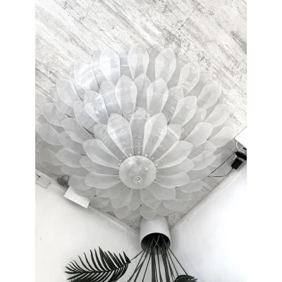  SimoEng Artistic Sanded Glass Flush Mount by Simoeng for Simoeng