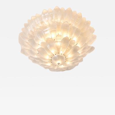  SimoEng Artistic Sanded Glass Flush Mount by Simoeng for Simoeng
