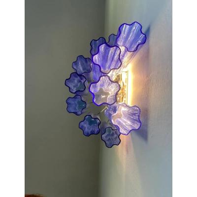  SimoEng Blue Tronchi Wall Sconce by Simoeng