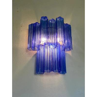  SimoEng Blue Tronchi Wall Sconce by Simoeng