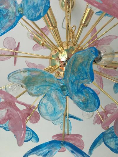  SimoEng Butterfly chandelier sputnik murano glass italian handmade