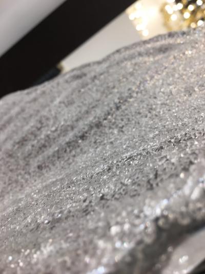 SimoEng CLEAR GRANIGLIA LEAF MURANO GLASS WALL SCONCE