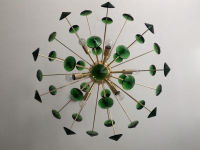  SimoEng Chandelier murano glass sputnik multicolors italian handmade