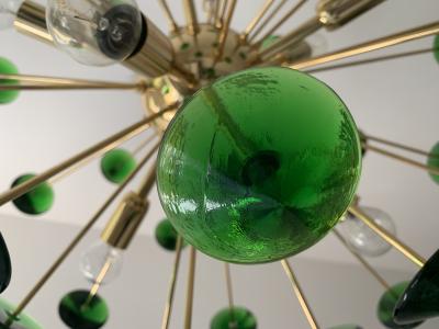  SimoEng Chandelier murano glass sputnik multicolors italian handmade