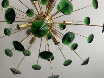 SimoEng Chandelier murano glass sputnik multicolors italian handmade