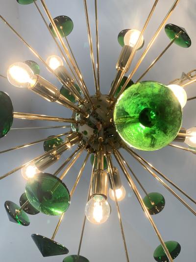 SimoEng Chandelier murano glass sputnik multicolors italian handmade