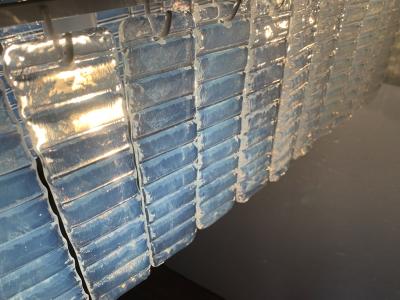  SimoEng Chandelier murano glass sputnik opalino italian handmade