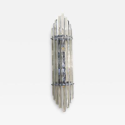  SimoEng Clear Bars Murano Glass Sconces in Dec Style