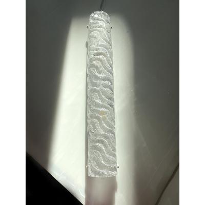  SimoEng Clear graniglia Murano Glass Wall Sconce