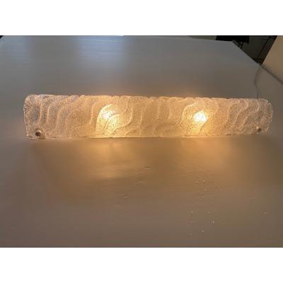  SimoEng Clear graniglia Murano Glass Wall Sconce