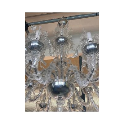  SimoEng Contemporary Ca Rezzonico With Flowers and Leaves Murano Glass Chandelier