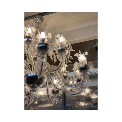  SimoEng Contemporary Ca Rezzonico With Flowers and Leaves Murano Glass Chandelier