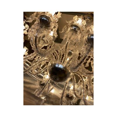  SimoEng Contemporary Ca Rezzonico With Flowers and Leaves Murano Glass Chandelier