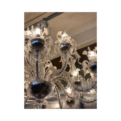  SimoEng Contemporary Ca Rezzonico With Flowers and Leaves Murano Glass Chandelier
