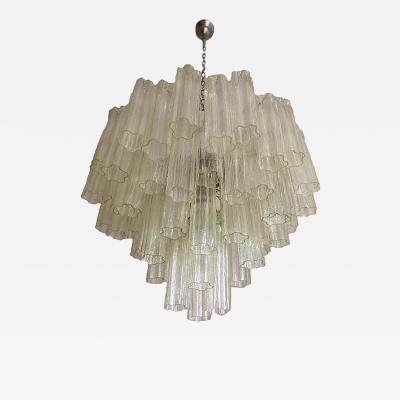  SimoEng Contemporary Champagne Tronchi Murano Glass Chandelier in Venini Style