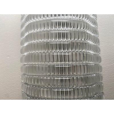  SimoEng Contemporary Clear Diamanted Rectangular Murano Glass Wall Sconce