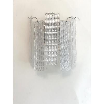  SimoEng Contemporary Diamond Strips Listelli Murano Glass Wall Sconce