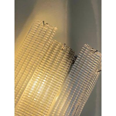  SimoEng Contemporary Diamond Strips Listelli Murano Glass Wall Sconce