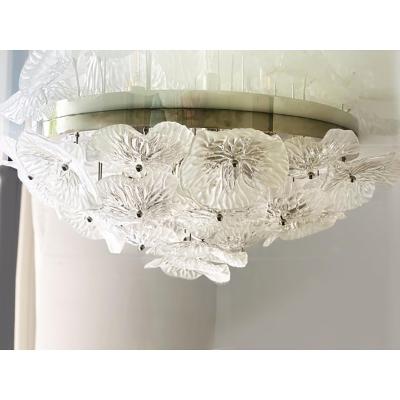  SimoEng Contemporary Floreal Murano Glass Flush Mount by Simoeng