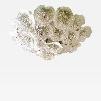  SimoEng Contemporary Floreal Murano Glass Flush Mount by Simoeng