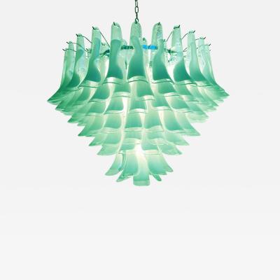  SimoEng Contemporary Green Wather Selle Murano Glass Chandelier by SimoEng