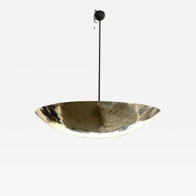  SimoEng Contemporary Hammered Brass Dome Pendant Light