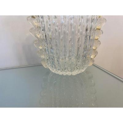  SimoEng Contemporary Handmade Multicolors Murano Glass Style Vase