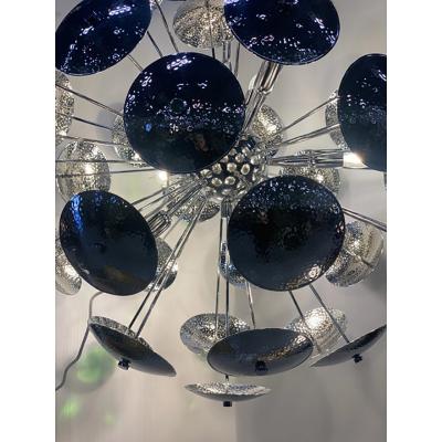  SimoEng Contemporary Italian Hand Made Brass Cap Sputnik Chandelier