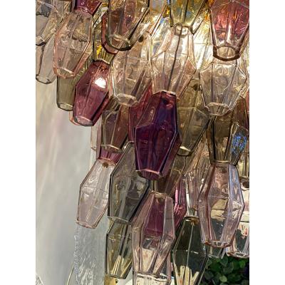  SimoEng Contemporary Mid Centyry Modern Poliedri Murano Glas Chandelier