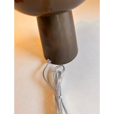  SimoEng Contemporary Milky Beige Murano Style Glass Table Lamp