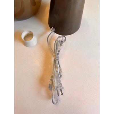  SimoEng Contemporary Milky Beige Murano Style Glass Table Lamp