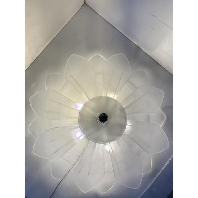  SimoEng Contemporary Modern Flower Murano Style Glass Flush Mount
