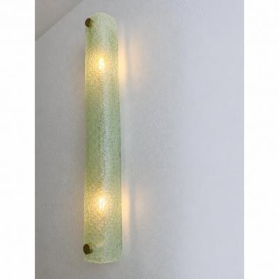  SimoEng Contemporary Modern Green Graniglia Canalina Murano Glass Wall Sconce Set of 4