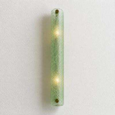  SimoEng Contemporary Modern Green Graniglia Canalina Murano Glass Wall Sconce Set of 4