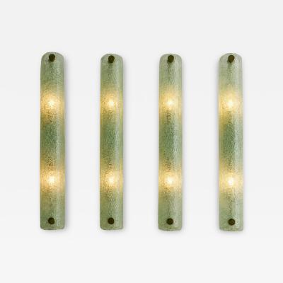 SimoEng Contemporary Modern Green Graniglia Canalina Murano Glass Wall Sconce Set of 4