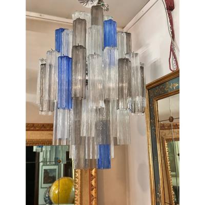  SimoEng Contemporary Modern Tronchi Murano Glass Sputnik Chandelier by Simoeng