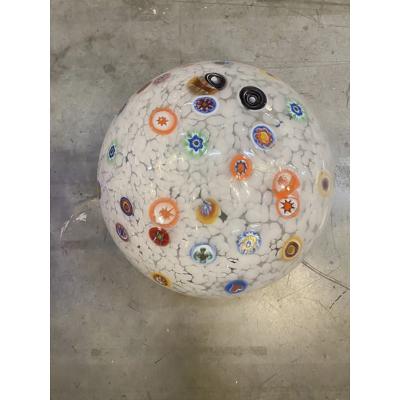  SimoEng Contemporary Multicolored Murrine Murano Style Glass Table Lamp