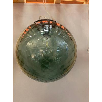  SimoEng Contemporary Murano Style Balloton Fume Color Pendant