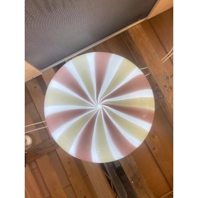  SimoEng Contemporary Murano Style Glass Multicolors Pendant Italian