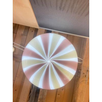  SimoEng Contemporary Murano Style Glass Multicolors Pendant Italian