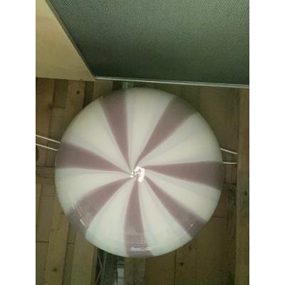  SimoEng Contemporary Murano Style Glass Multicolors Pendant Italian