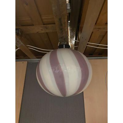  SimoEng Contemporary Murano Style Glass Multicolors Pendant Italian