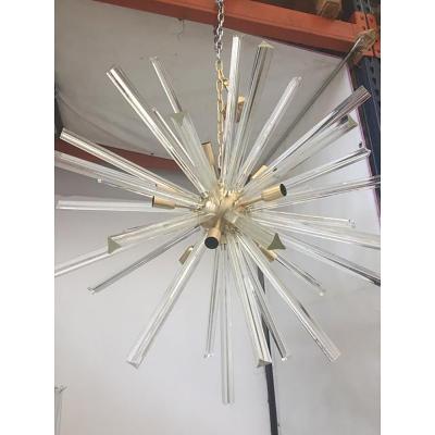  SimoEng Contemporary Murano Style Glass Sputnik Chandelier