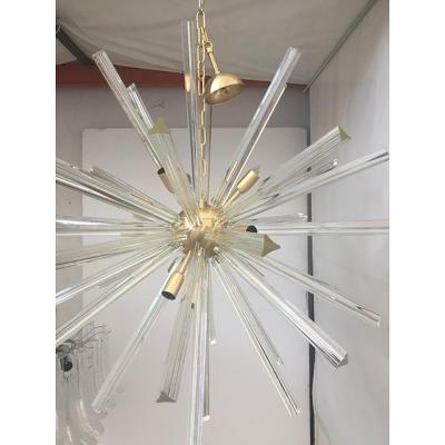  SimoEng Contemporary Murano Style Glass Sputnik Chandelier