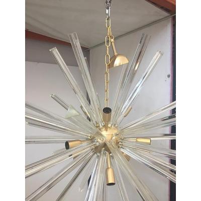  SimoEng Contemporary Murano Style Glass Sputnik Chandelier