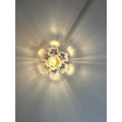  SimoEng Contemporary Pretty Tronchi Murano Glass Flush Mount by Simoeng