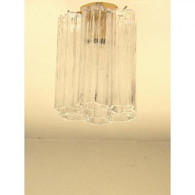  SimoEng Contemporary Pretty Tronchi Murano Glass Flush Mount by Simoeng