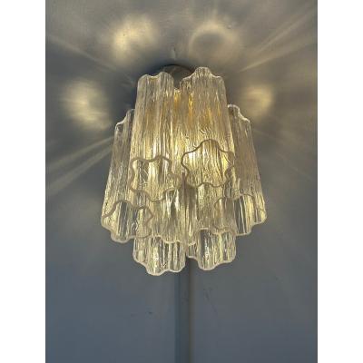  SimoEng Contemporary Pretty Tronchi Murano Glass Flush Mount by Simoeng